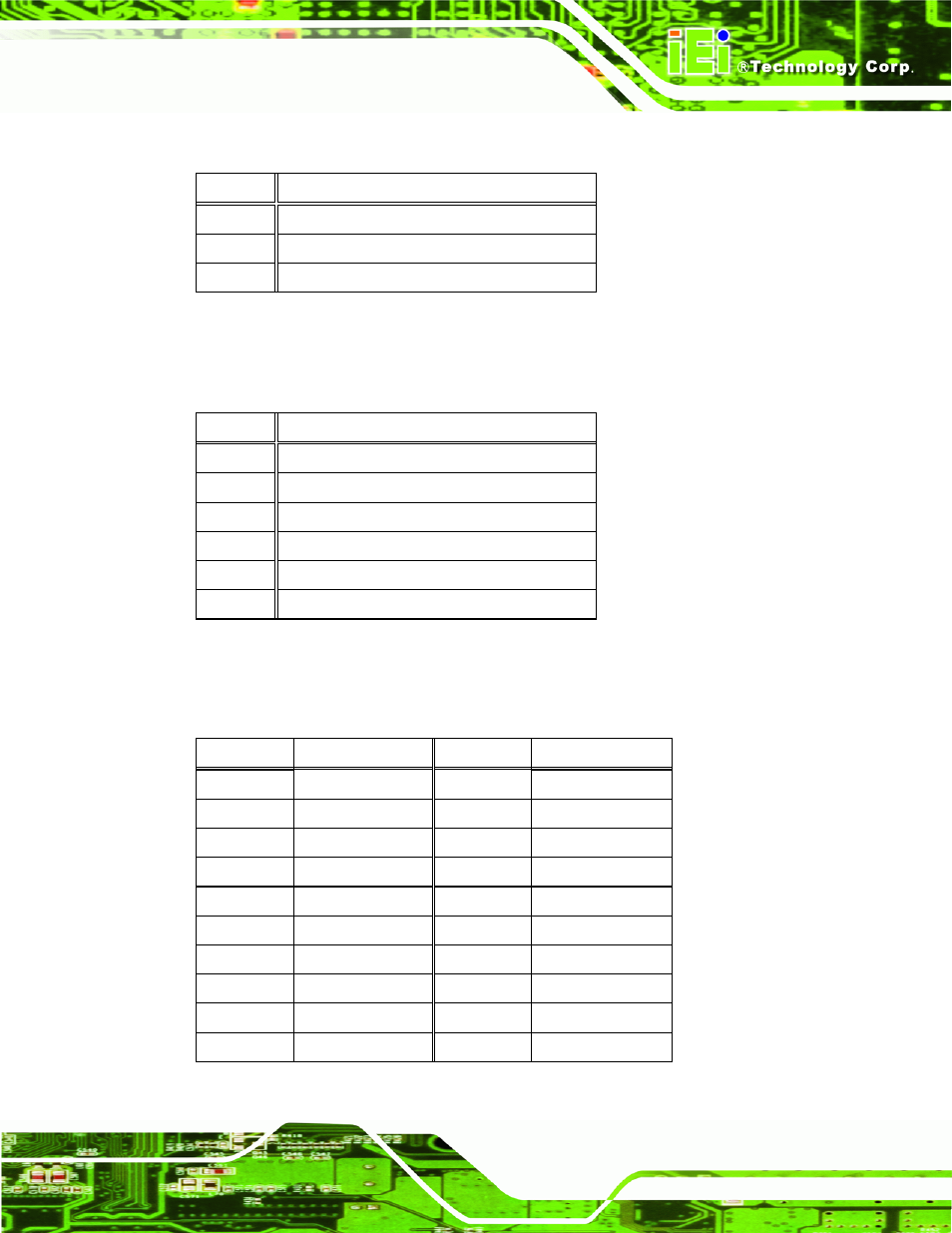 7 fan connectors (cpu_fan1, sys_fan1), 8 keyboard/mouse connector (kb_ms1), 9 lvds1 connector (lvds1) | Table 6-10: lvds1 connector (lvds1) pinouts | IEI Integration ECW-281B_D2550 User Manual | Page 97 / 159