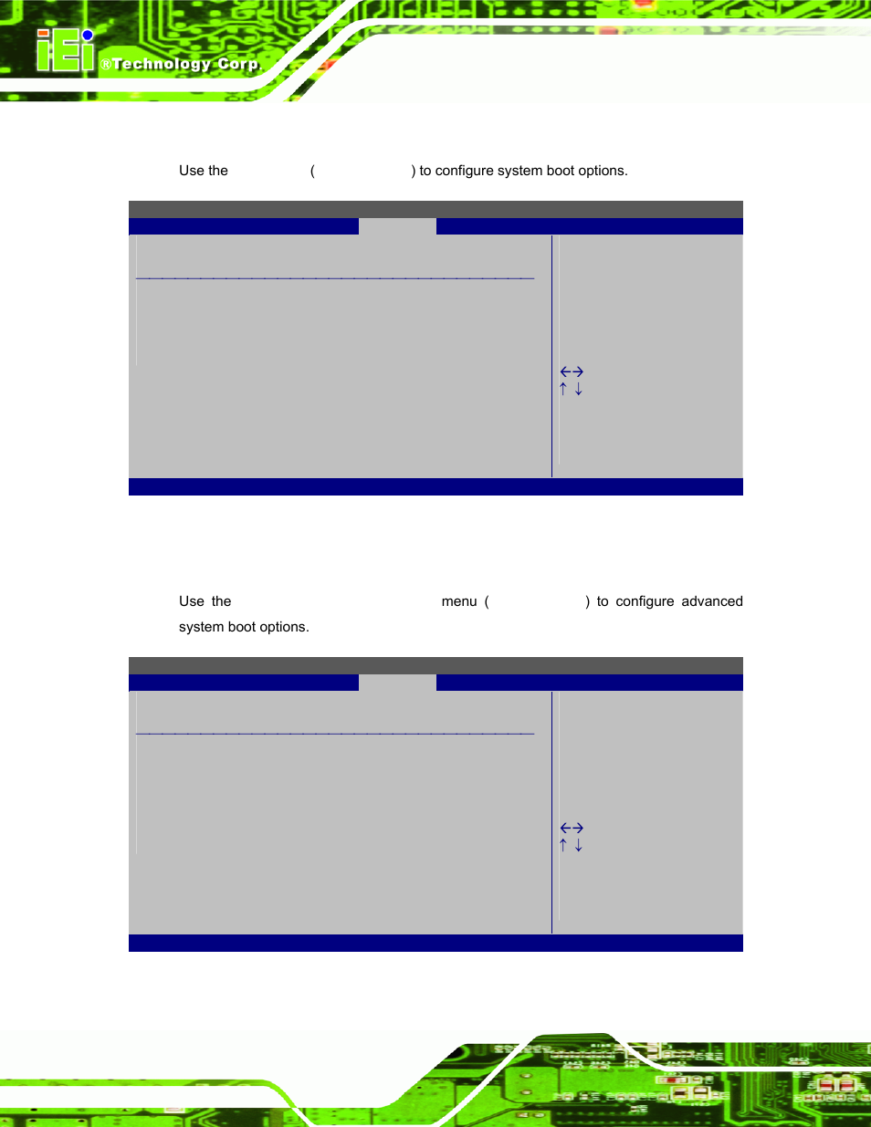 5 boot, 1 boot settings configuration | IEI Integration ECW-281B-N270-WT v3.01 User Manual | Page 103 / 189