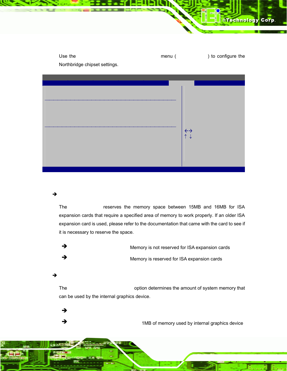1 north bridge chipset configuration | IEI Integration ECW-281B-N270-WT v3.01 User Manual | Page 108 / 189