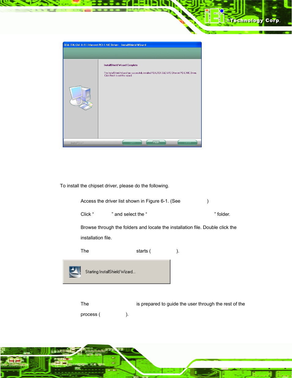 6 audio driver installation | IEI Integration ECW-281B-N270-WT v3.01 User Manual | Page 126 / 189