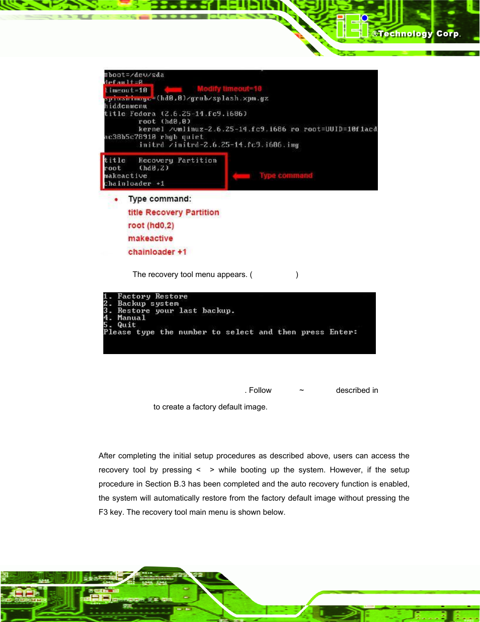 B.5 recovery tool functions | IEI Integration ECW-281B-N270-WT v3.01 User Manual | Page 166 / 189