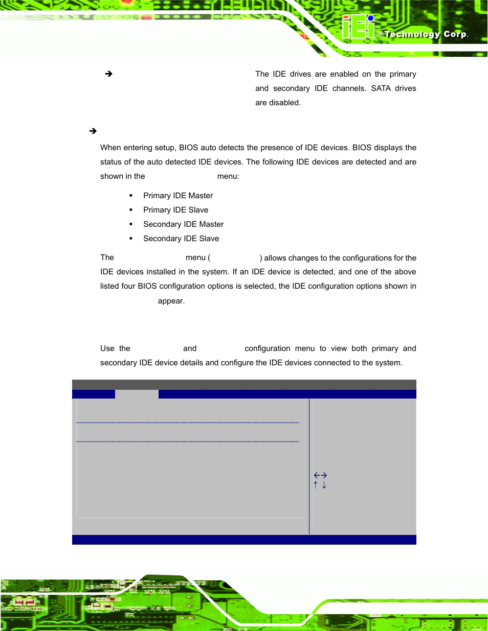 1 ide master, ide slave | IEI Integration ECW-281B-N270-WT v3.01 User Manual | Page 80 / 189