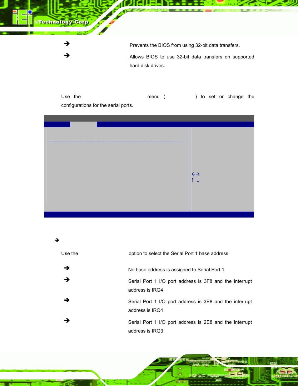 3 super io configuration | IEI Integration ECW-281B-N270-WT v3.01 User Manual | Page 85 / 189