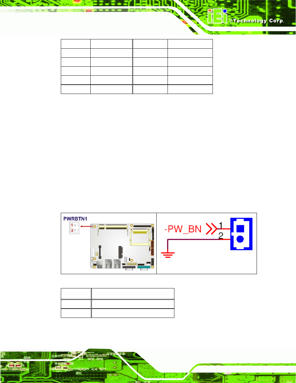 7 power button connector | IEI Integration ECW-281B-N270-WT v2.00 User Manual | Page 43 / 180