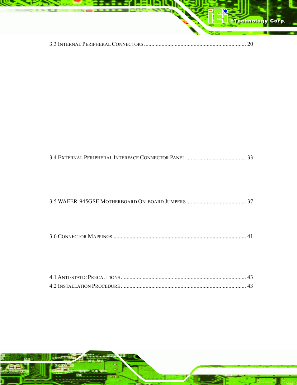 IEI Integration ECW-281B-N270-WT v2.00 User Manual | Page 5 / 180