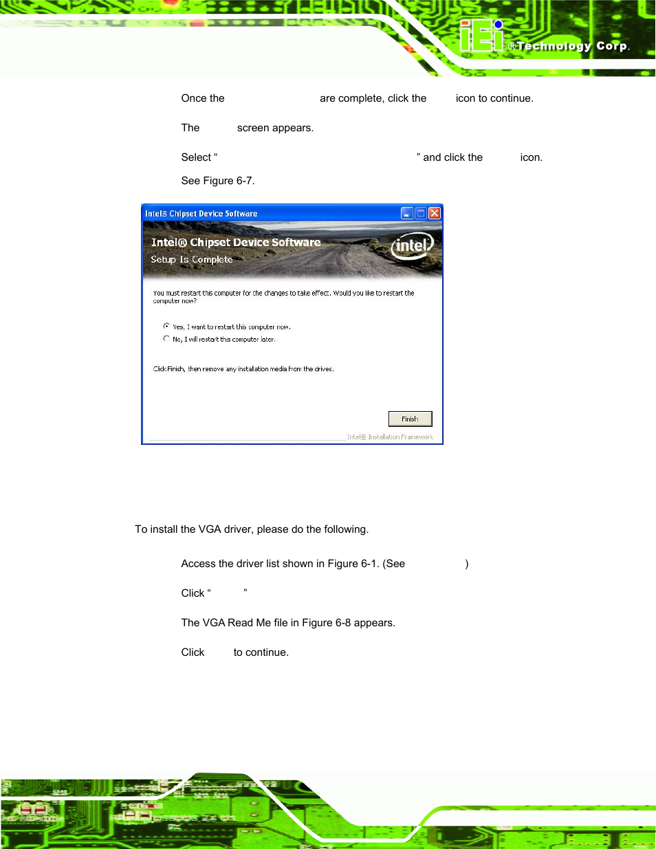 4 vga driver installation | IEI Integration ECW-281B-N270-WT v2.10 User Manual | Page 123 / 179