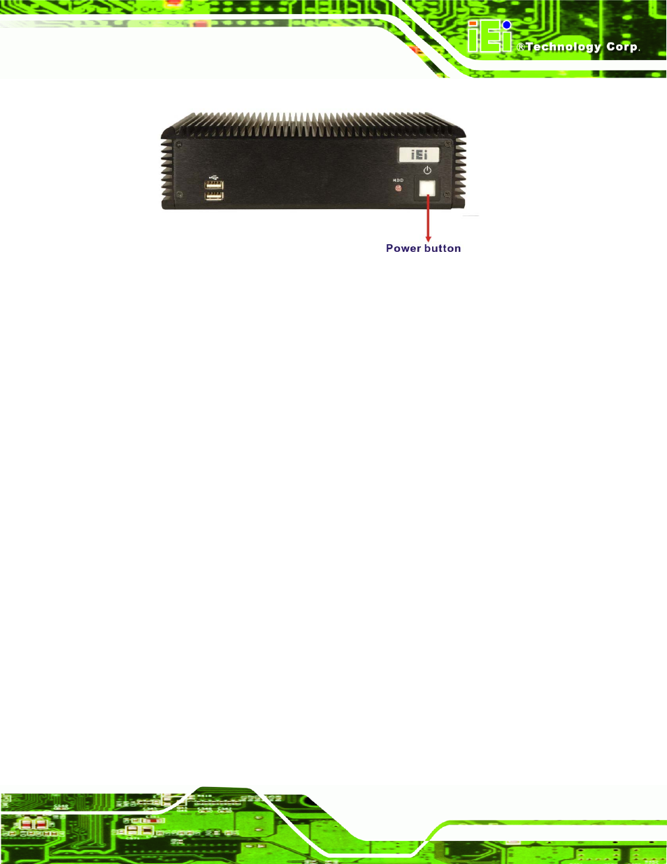 Figure 4-20: power button | IEI Integration ECW-281B_B2-D525 User Manual | Page 62 / 137