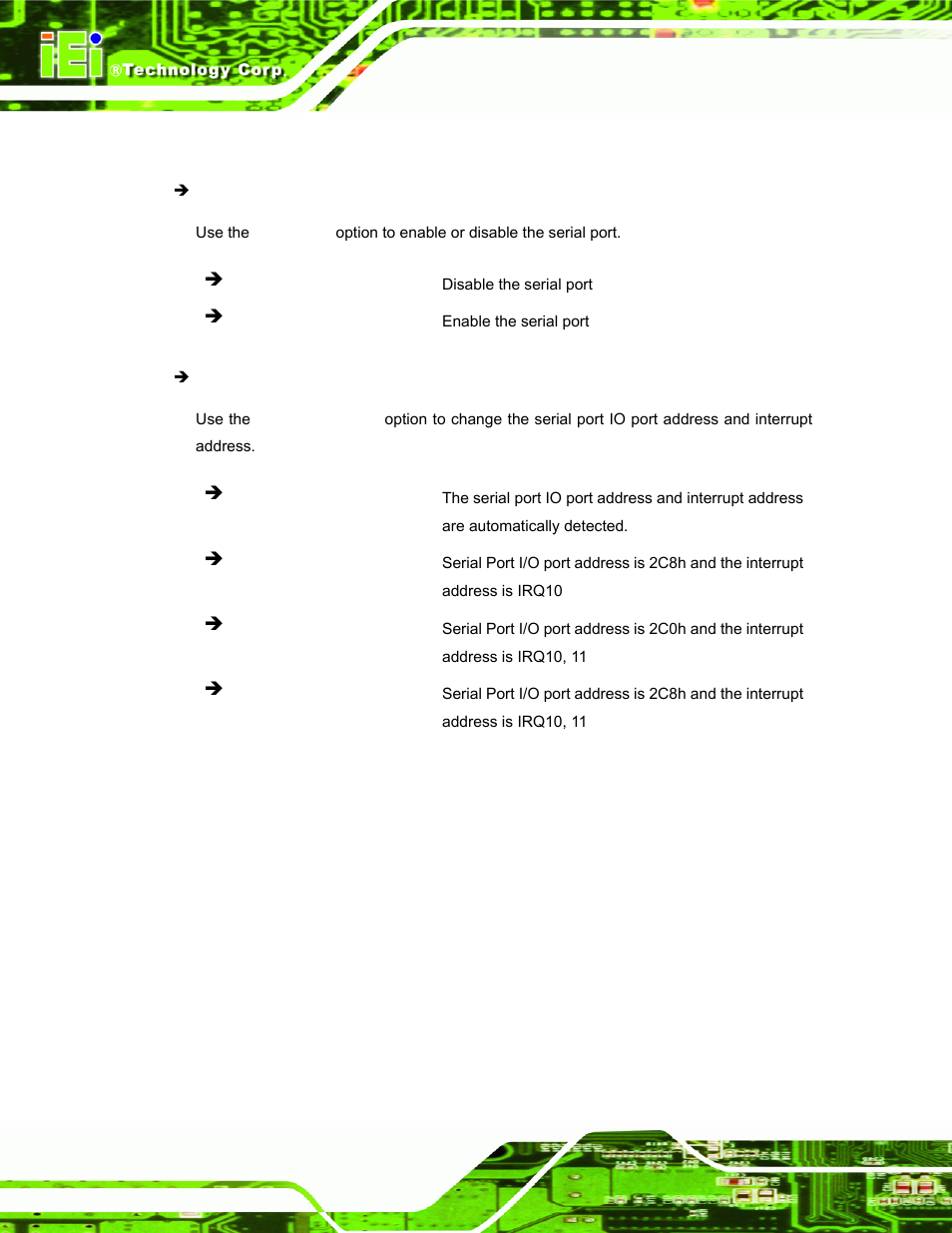 6 serial port 2 configuration | IEI Integration ECW-281B_B2-D525 User Manual | Page 77 / 137