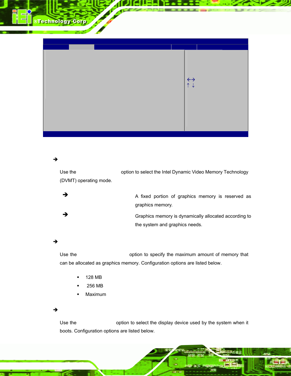 Bios menu 16: intel igd swsci opregion | IEI Integration ECW-281B_B2-D525 User Manual | Page 87 / 137