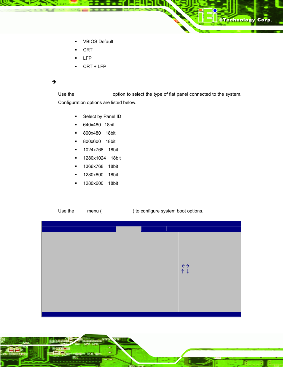 5 boot, Bios menu 17: boot | IEI Integration ECW-281B_B2-D525 User Manual | Page 88 / 137