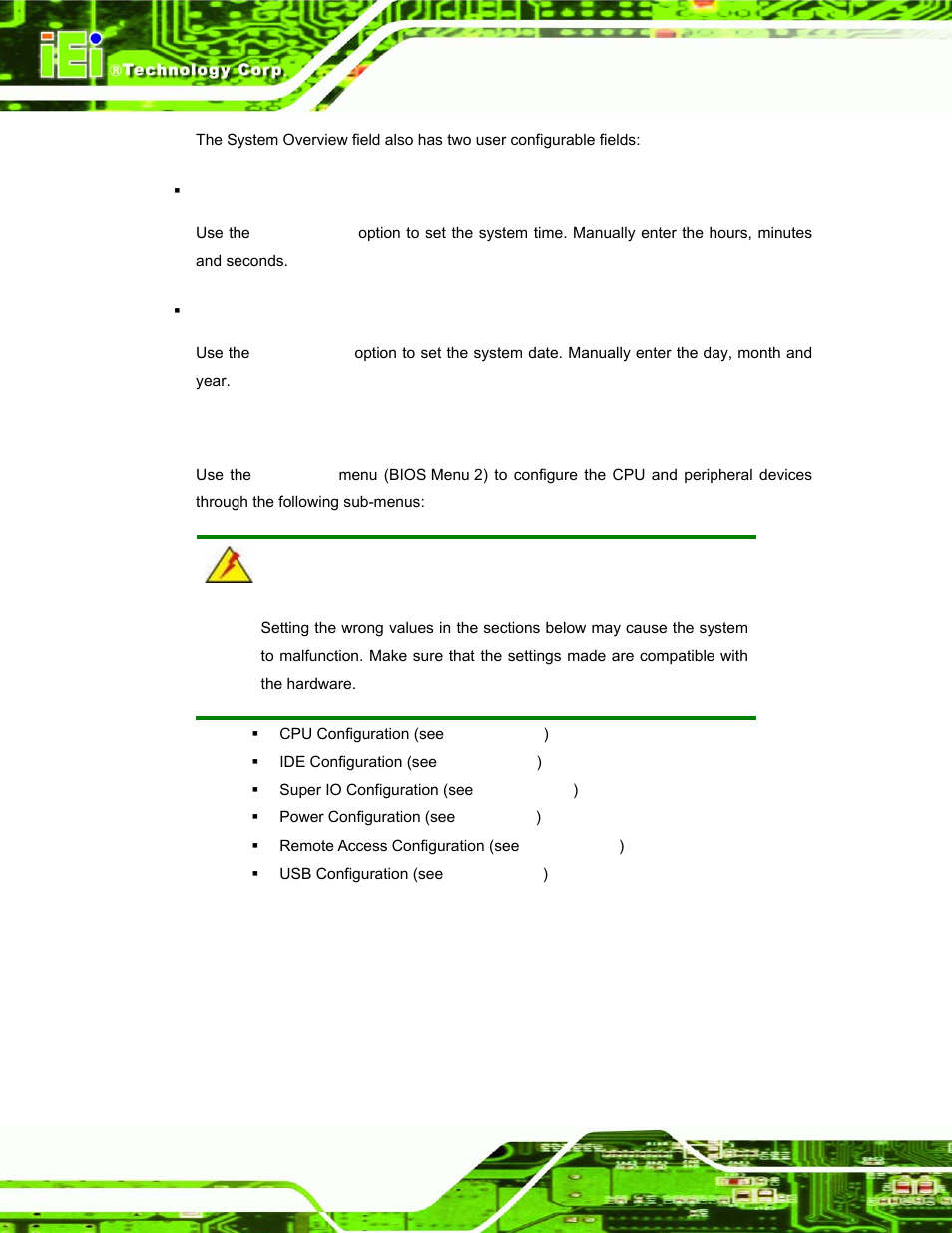 3 advanced, Dvanced | IEI Integration uIBX-200-VX800 v1.04 User Manual | Page 48 / 113