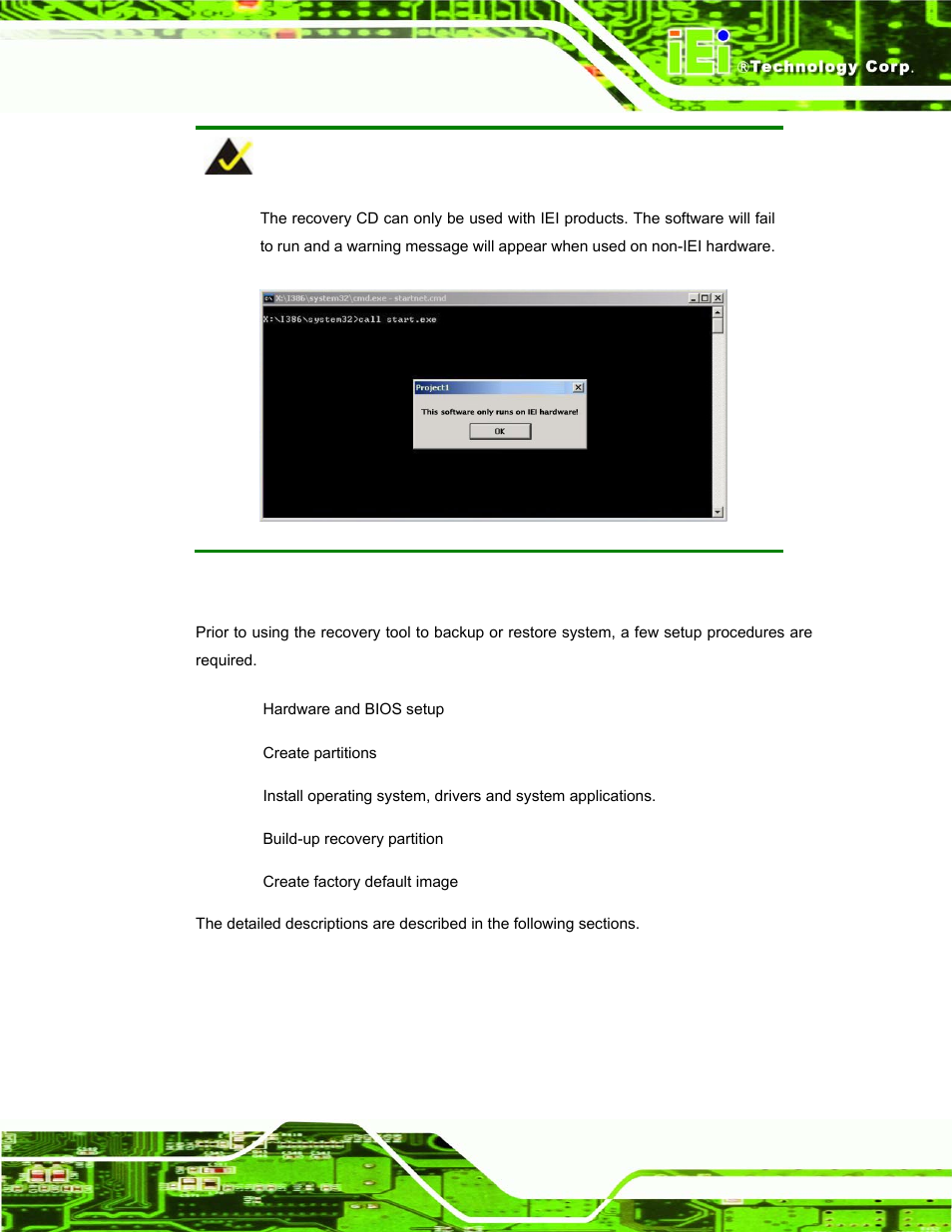 A.2 setup procedure for windows, Etup, Rocedure for | Indows | IEI Integration uIBX-200-VX800 v1.04 User Manual | Page 81 / 113