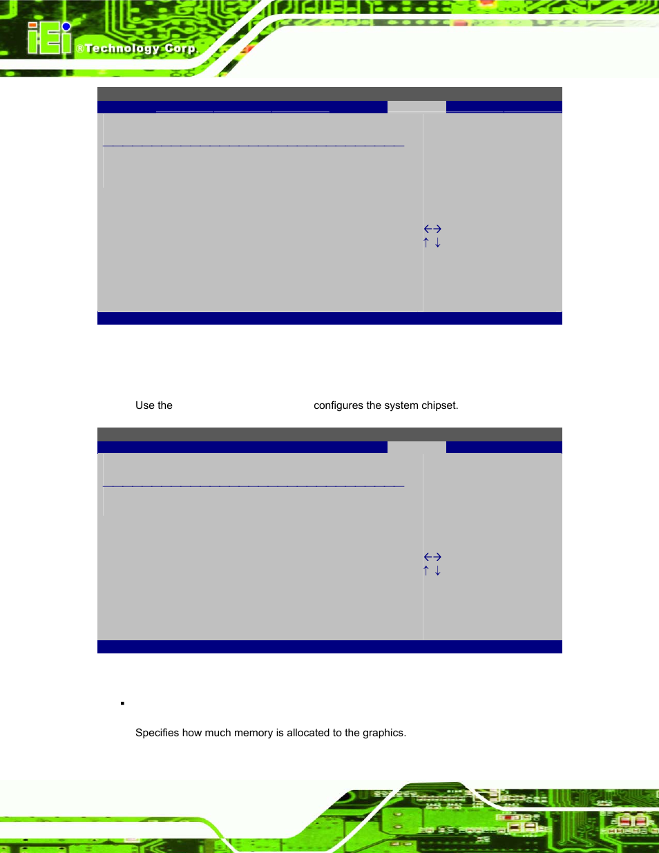 1 northbridge configuration | IEI Integration uIBX-200 v1.02 User Manual | Page 69 / 109