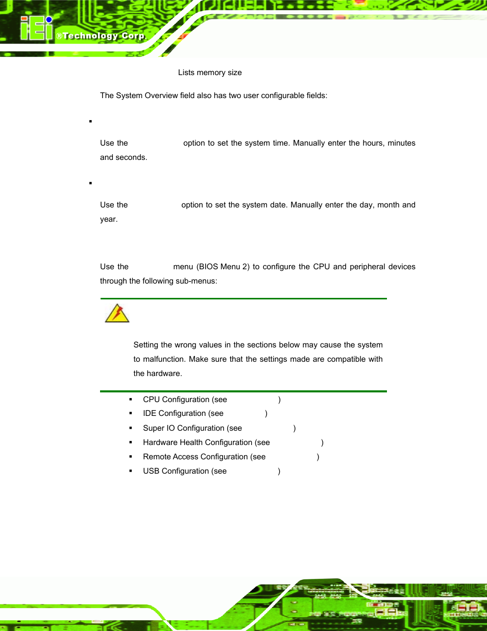 3 advanced, Dvanced | IEI Integration uIBX-200 v1.10 User Manual | Page 48 / 113