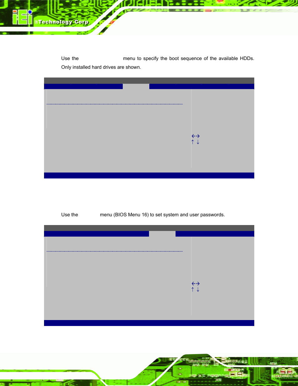 3 hard disk drives, 6 security, Ecurity | IEI Integration uIBX-200 v1.10 User Manual | Page 68 / 113