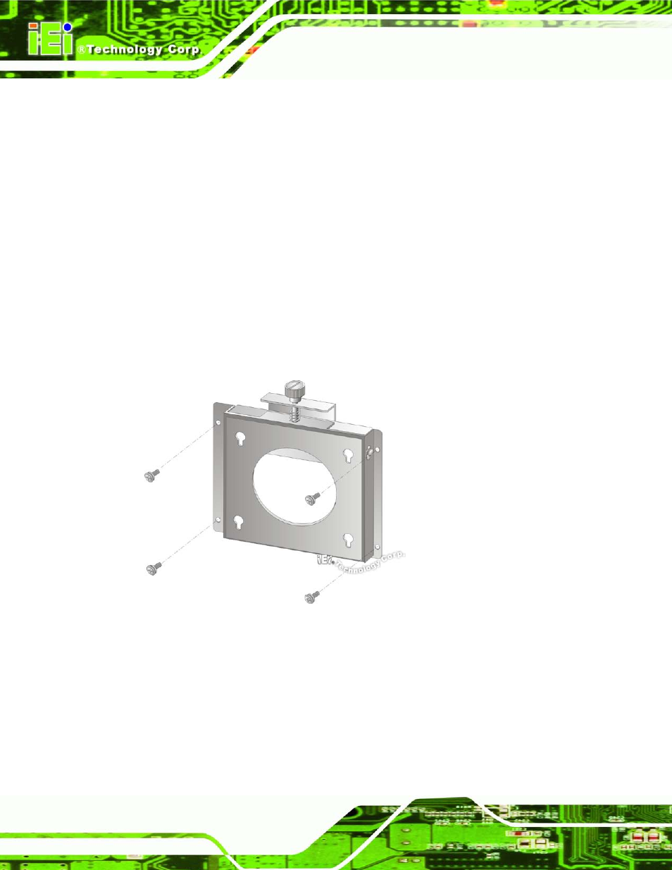 1 wall mount, Figure 3-5: wall-mounting bracket | IEI Integration uIBX-210-CV-N2600 User Manual | Page 29 / 163