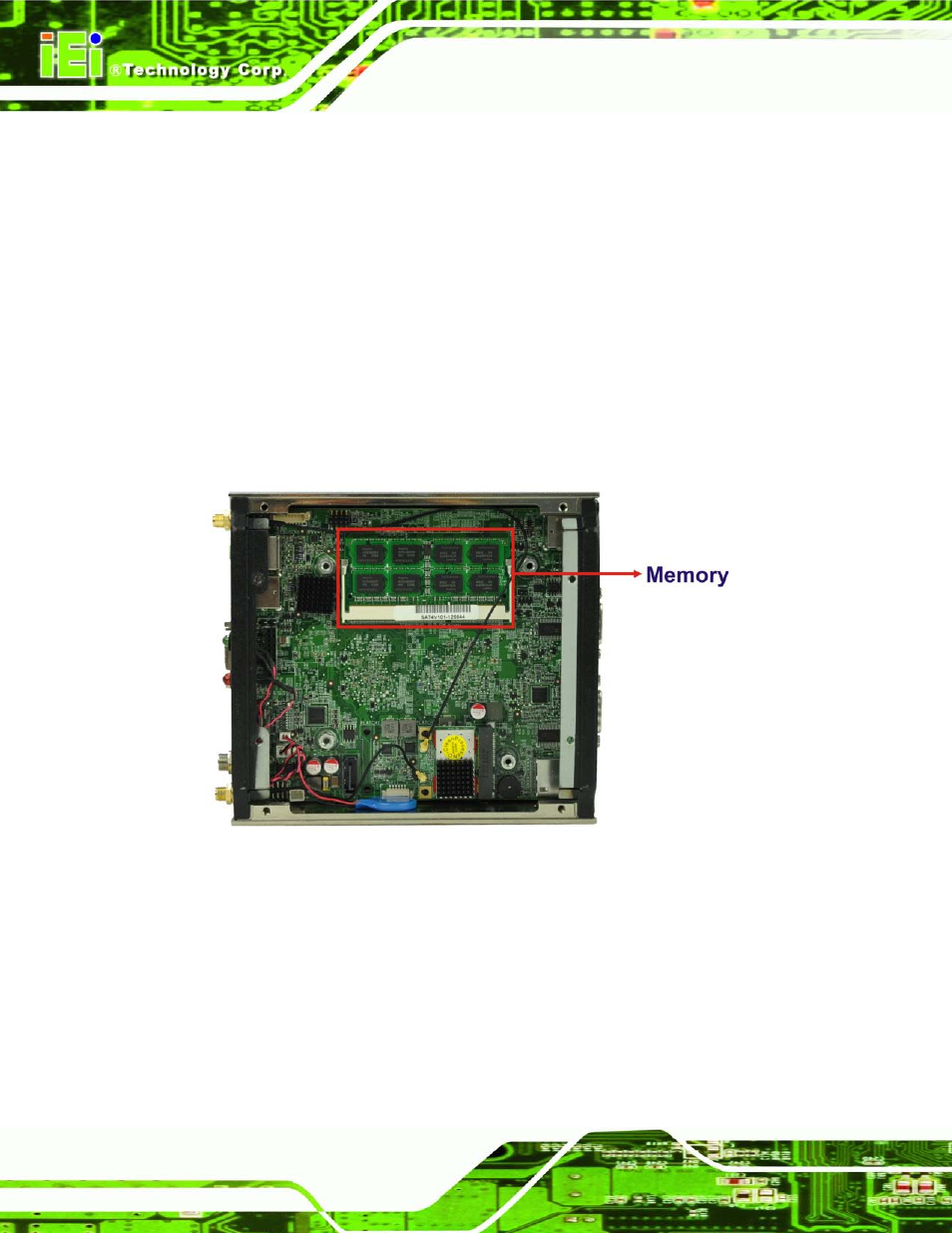2 memory module replacement | IEI Integration uIBX-210-CV-N2600 User Manual | Page 59 / 163