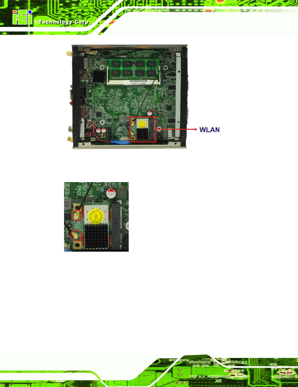 Figure 5-9: removing the antennas | IEI Integration uIBX-210-CV-N2600 User Manual | Page 61 / 163