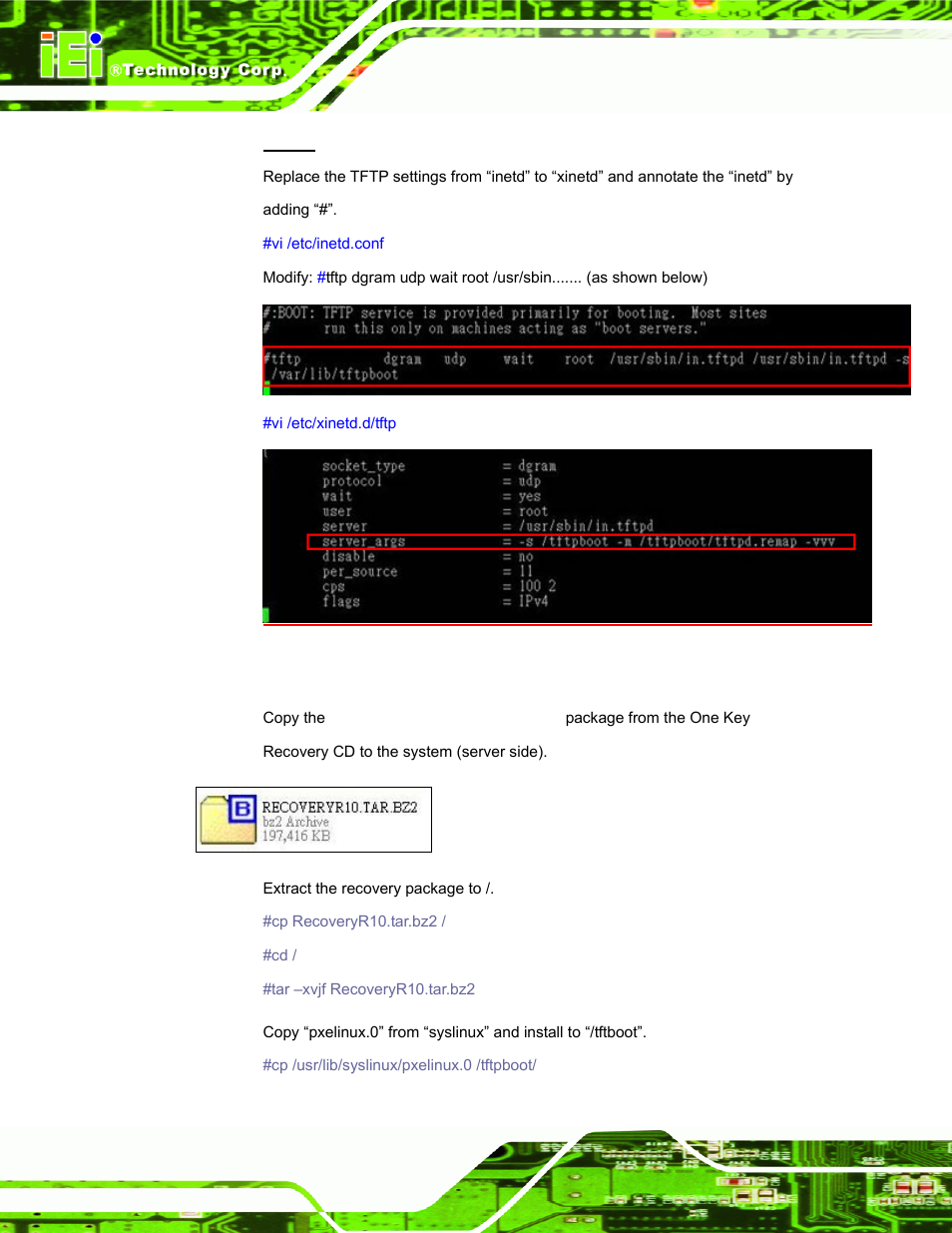 A.6.3 configure one key recovery server settings | IEI Integration TANK-101B-D525_N455 v1.02 User Manual | Page 103 / 119