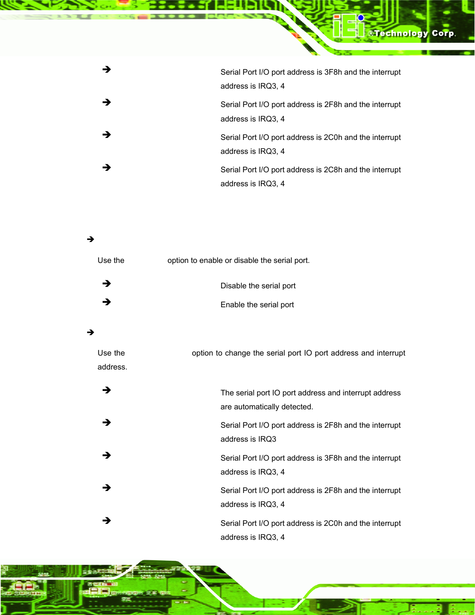 2 serial port 2 configuration | IEI Integration TANK-101B-D525_N455 v1.02 User Manual | Page 54 / 119