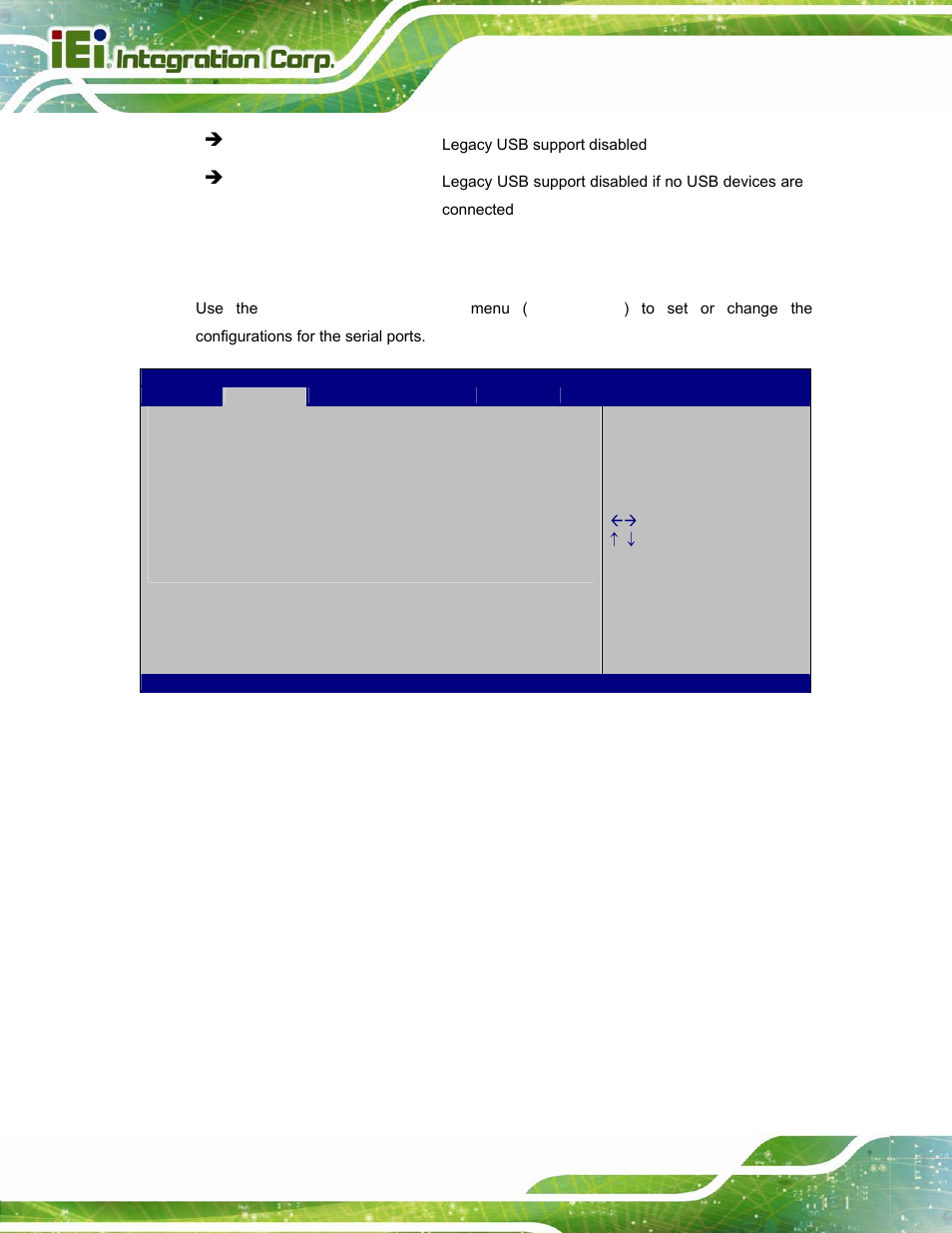 5 super io configuration | IEI Integration TANK-800-D525 v1.14 User Manual | Page 68 / 137