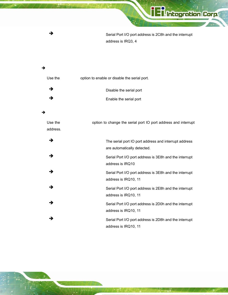 3 serial port 3 configuration | IEI Integration TANK-800-D525 v1.14 User Manual | Page 71 / 137