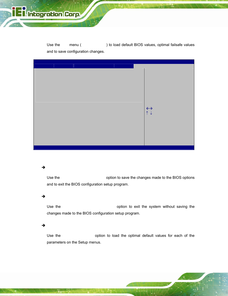 7 exit | IEI Integration TANK-800-D525 v1.14 User Manual | Page 86 / 137