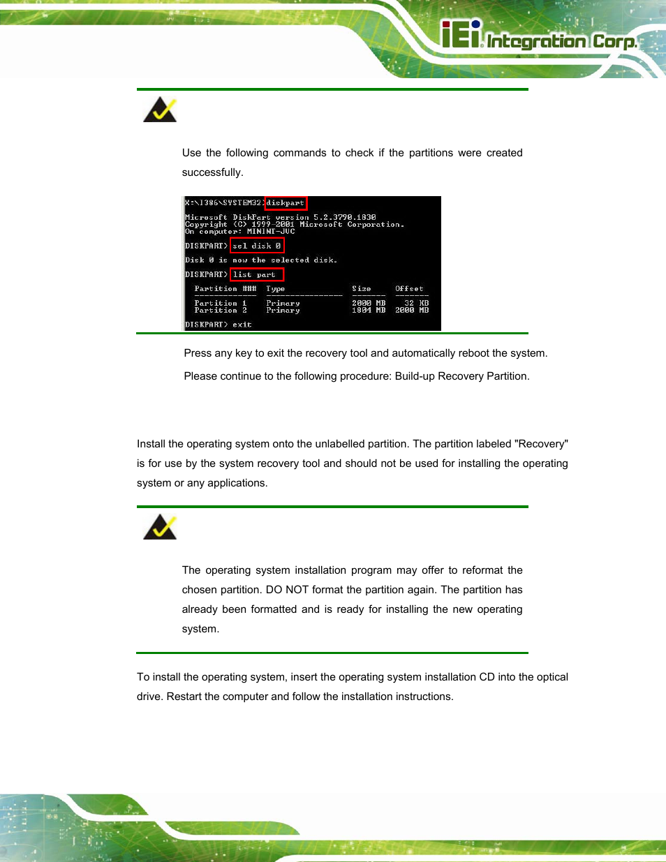 A.2.3 ) | IEI Integration TANK-800-D525 v1.14 User Manual | Page 97 / 137