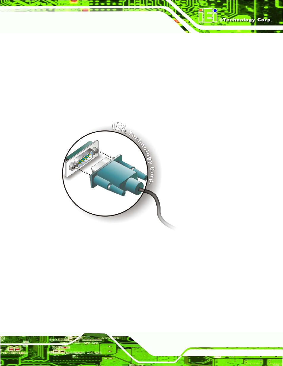 1 db-9 serial port connection, 2 db-78 serial port connection (optional), Figure 3-13: db-9 serial port connection | IEI Integration TANK-600-D2550_N2600 User Manual | Page 34 / 132