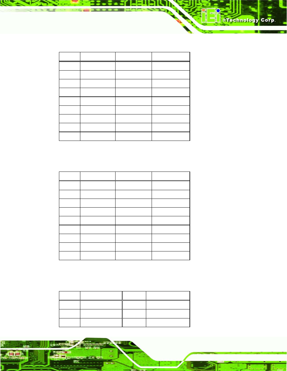 5 rs-232 serial port connector (com1), 6 rs-232 serial port connector (com2), 7 rs-232 serial port connector (com3) | IEI Integration TANK-600-D2550_N2600 User Manual | Page 46 / 132