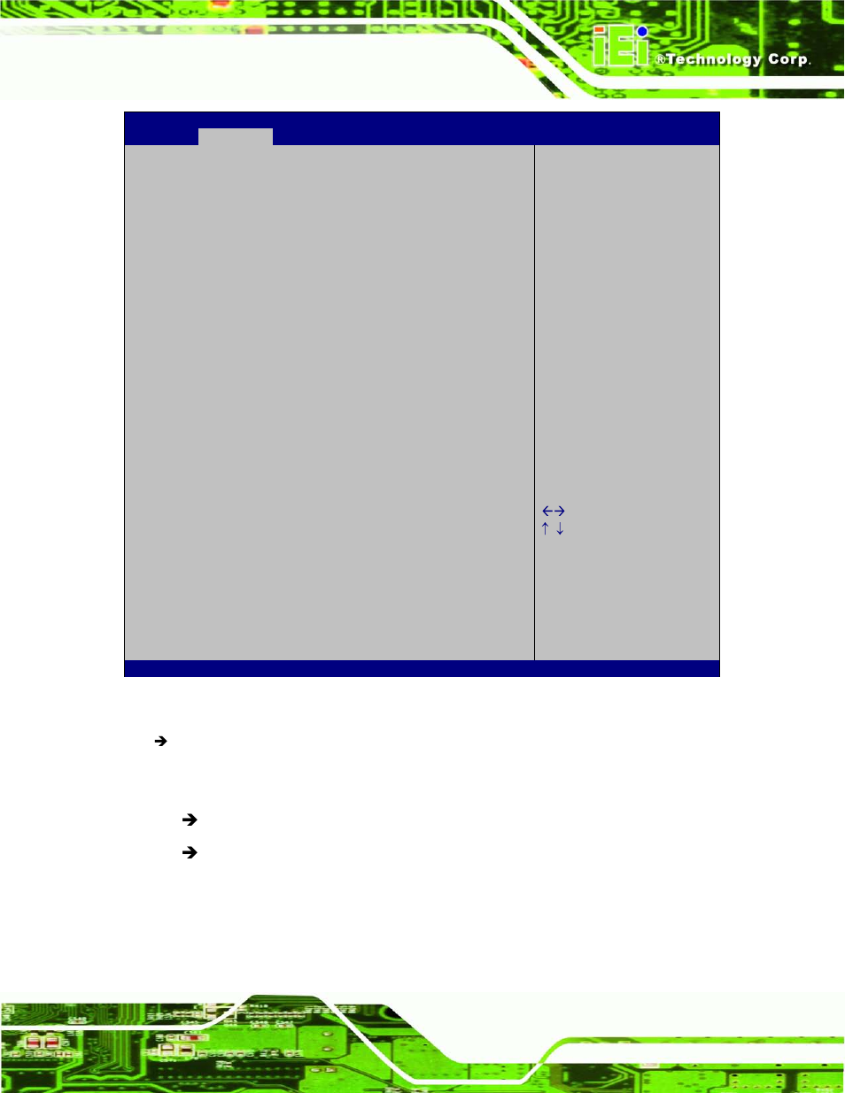 1 console redirection settings | IEI Integration TANK-600-D2550_N2600 User Manual | Page 72 / 132