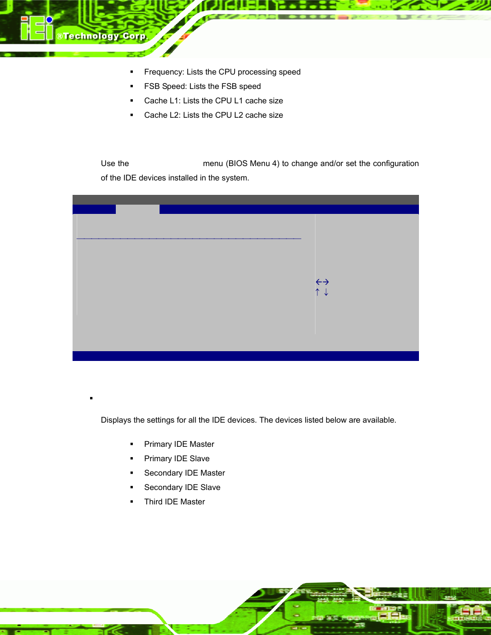 2 ide configuration, Ction 4.3.2 ) | IEI Integration TANK-GM45A User Manual | Page 42 / 104