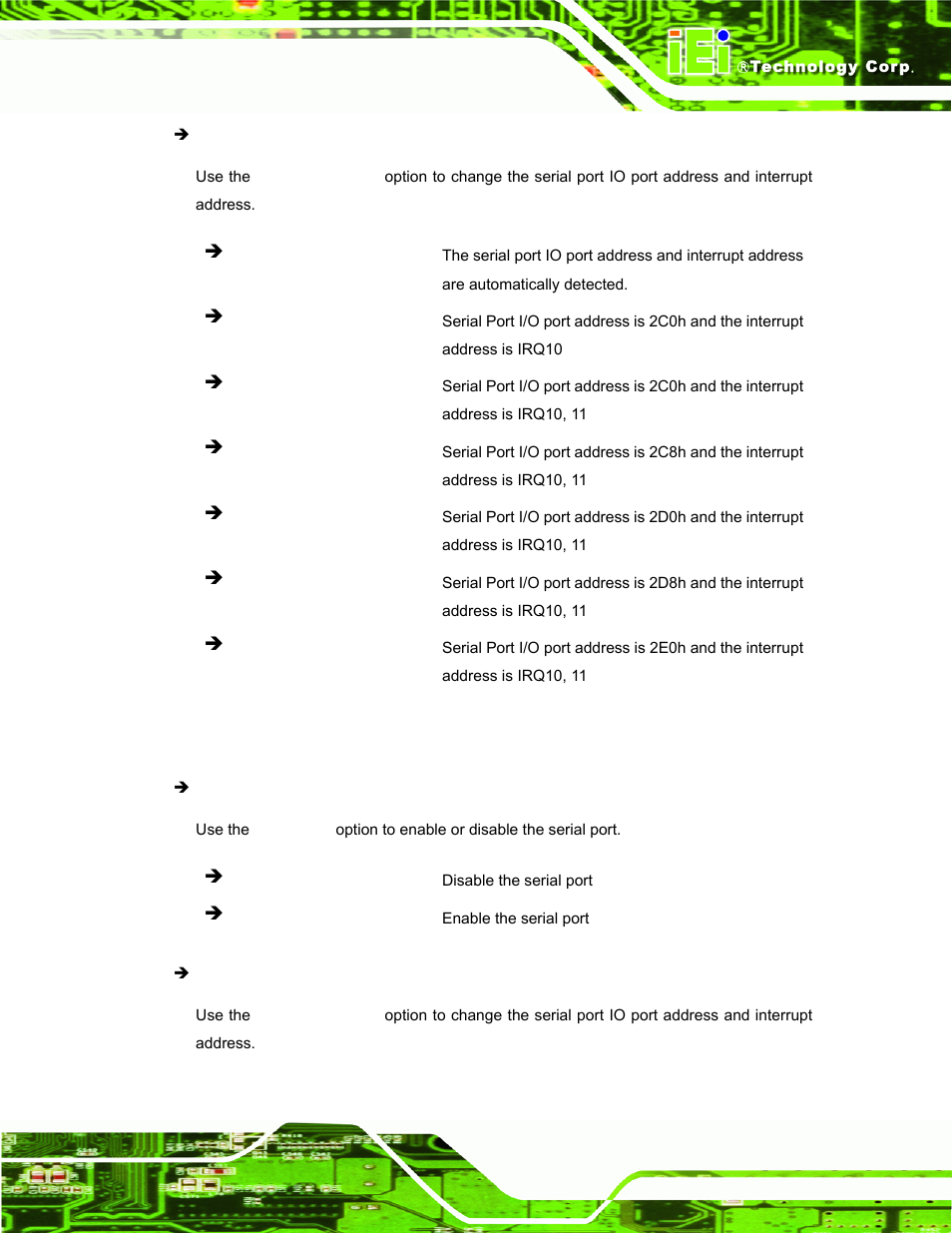 6 serial port 6 configuration | IEI Integration TANK-700-QM67 v1.00 User Manual | Page 78 / 128