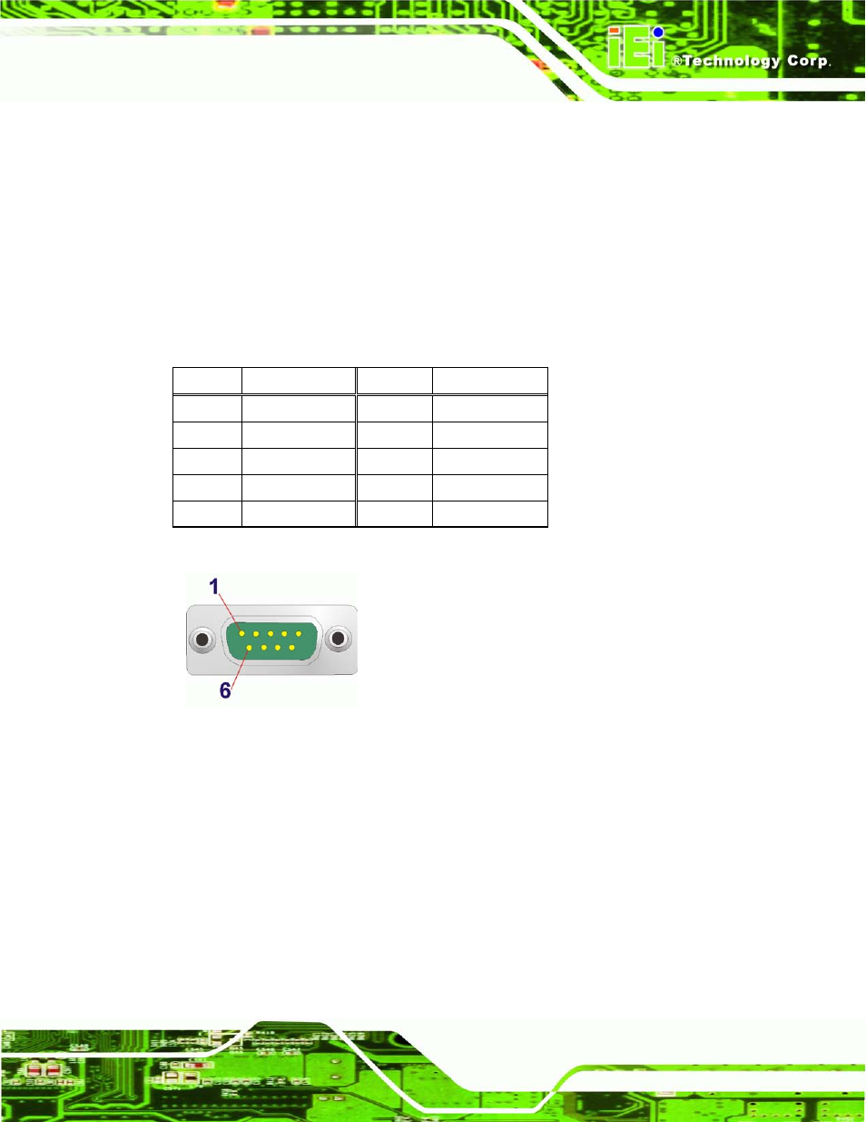 6 digital input/output connector, 7 hdmi connector, Figure 3-16: dio connector pinout location | Table 3-1: dio connector pinouts | IEI Integration TANK-700-QM67 v2.00 User Manual | Page 39 / 144