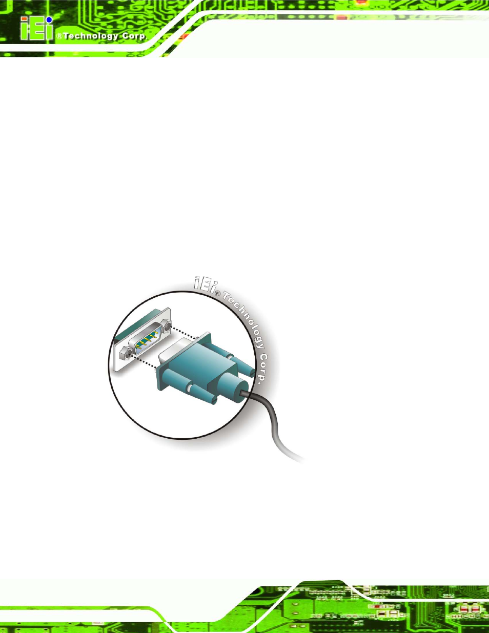 14 rs-232 serial port connectors, Figure 3-28: serial device connector | IEI Integration TANK-700-QM67 v2.00 User Manual | Page 48 / 144