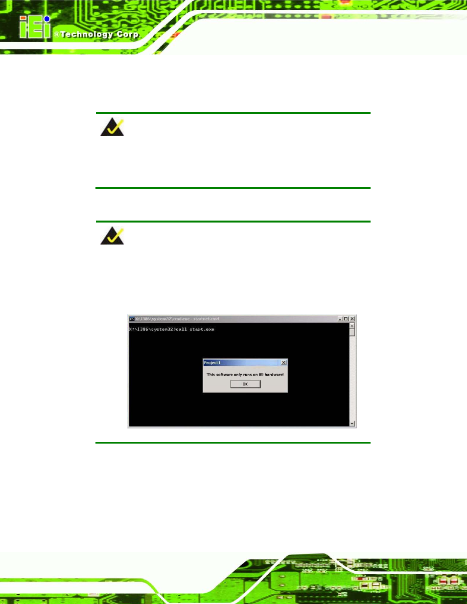 A.1.1 system requirement | IEI Integration TANK-720-Q67 User Manual | Page 100 / 147