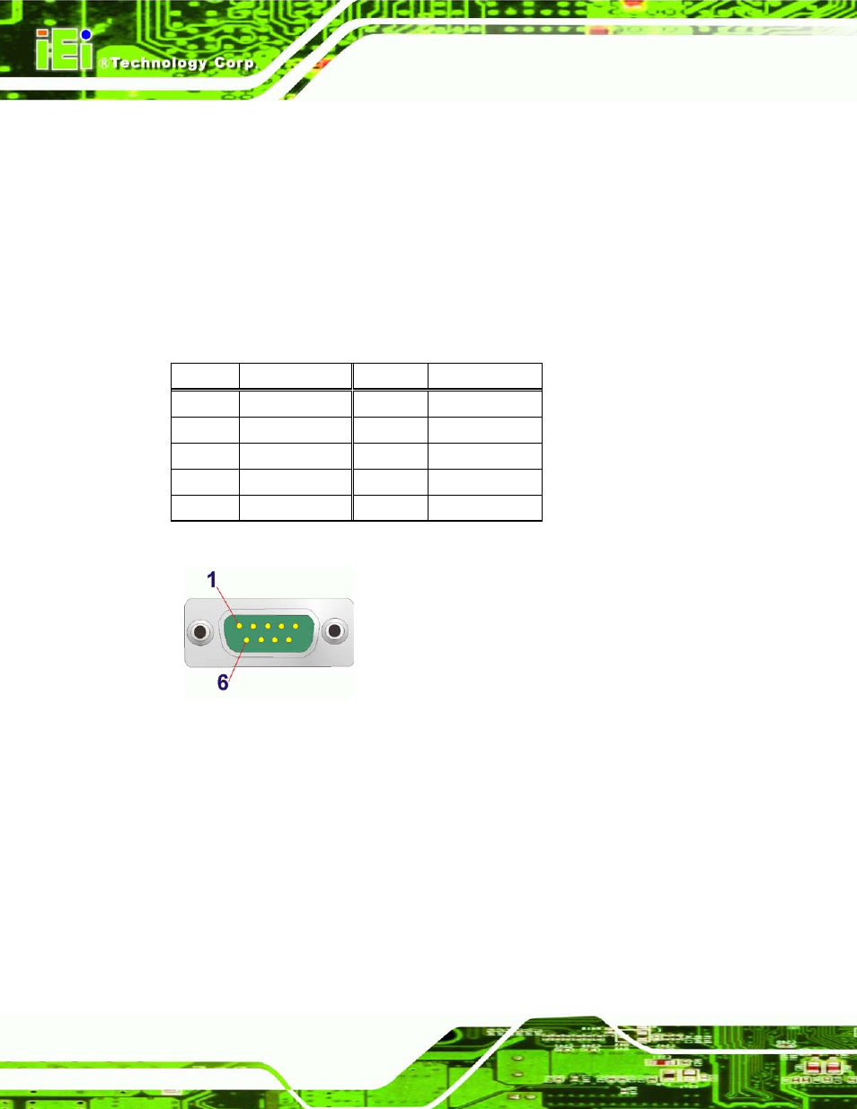 6 digital i/o connector, 7 hdmi connector, Figure 3-17: digital i/o connector pinout location | Table 3-1: digital i/o connector pinouts | IEI Integration TANK-720-Q67 User Manual | Page 40 / 147