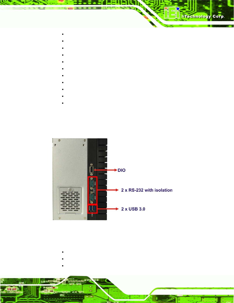 6 rear panel, Anel, Figure 1-3: tank-820 rear panel | IEI Integration TANK-820-H61 v1.00 User Manual | Page 20 / 158