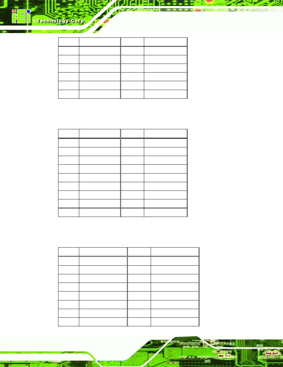 13 usb 3.0 connectors (usb3_12), 14 vga connector (vga1), Table 4-26: usb 3.0 connectors pinouts (usb3_12) | IEI Integration TANK-820-H61 v1.00 User Manual | Page 65 / 158
