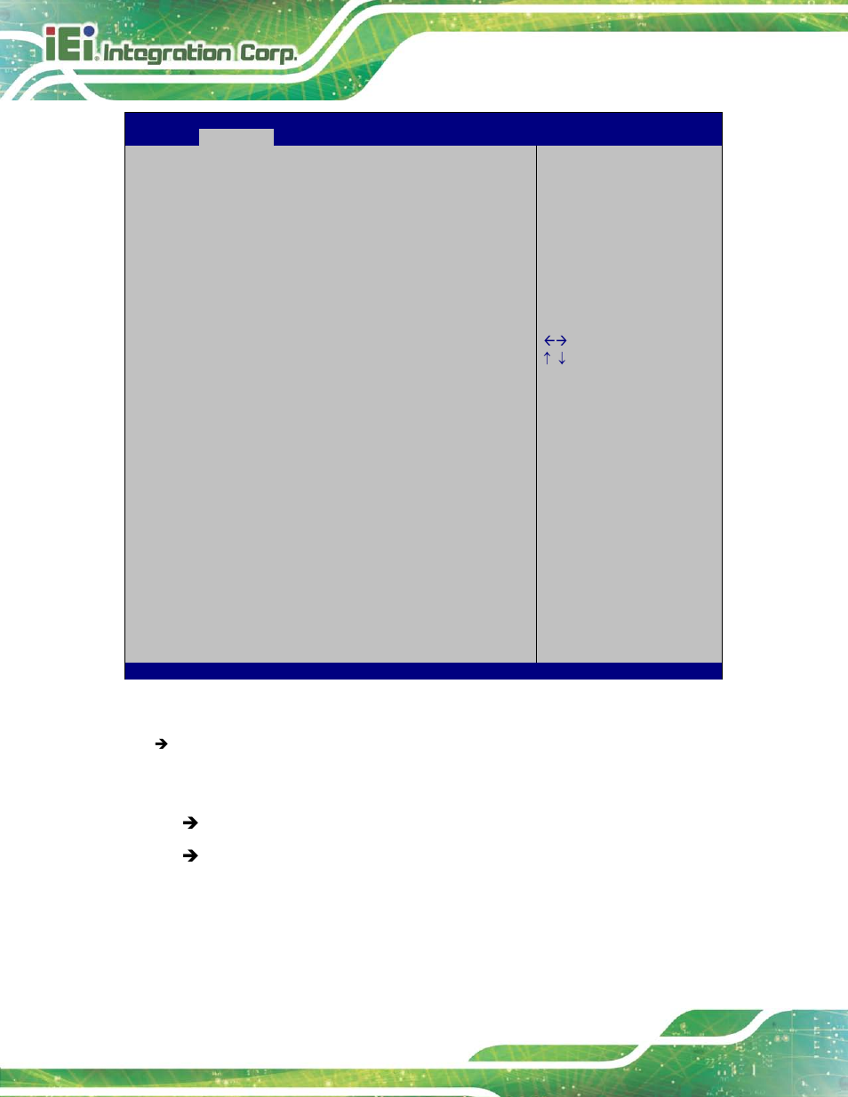 1 console redirection settings | IEI Integration TANK-820-H61 v2.03 User Manual | Page 95 / 157