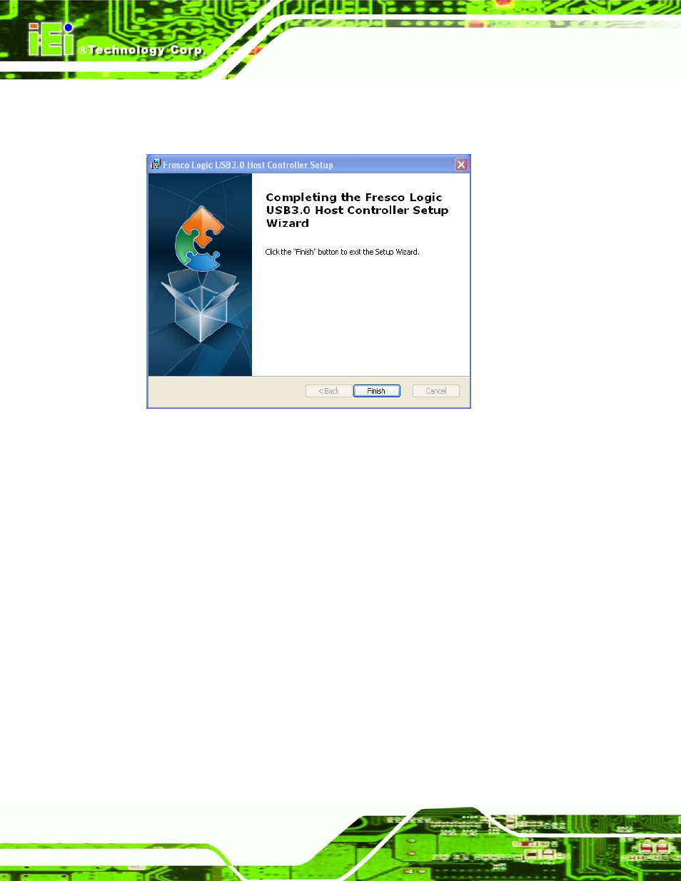 9 tpm driver installation, River, Nstallation | Figure 6-33: usb 3.0 driver installation complete, 9 tp m drive r in s ta lla tio n | IEI Integration ECN-680A-H61 User Manual | Page 128 / 190