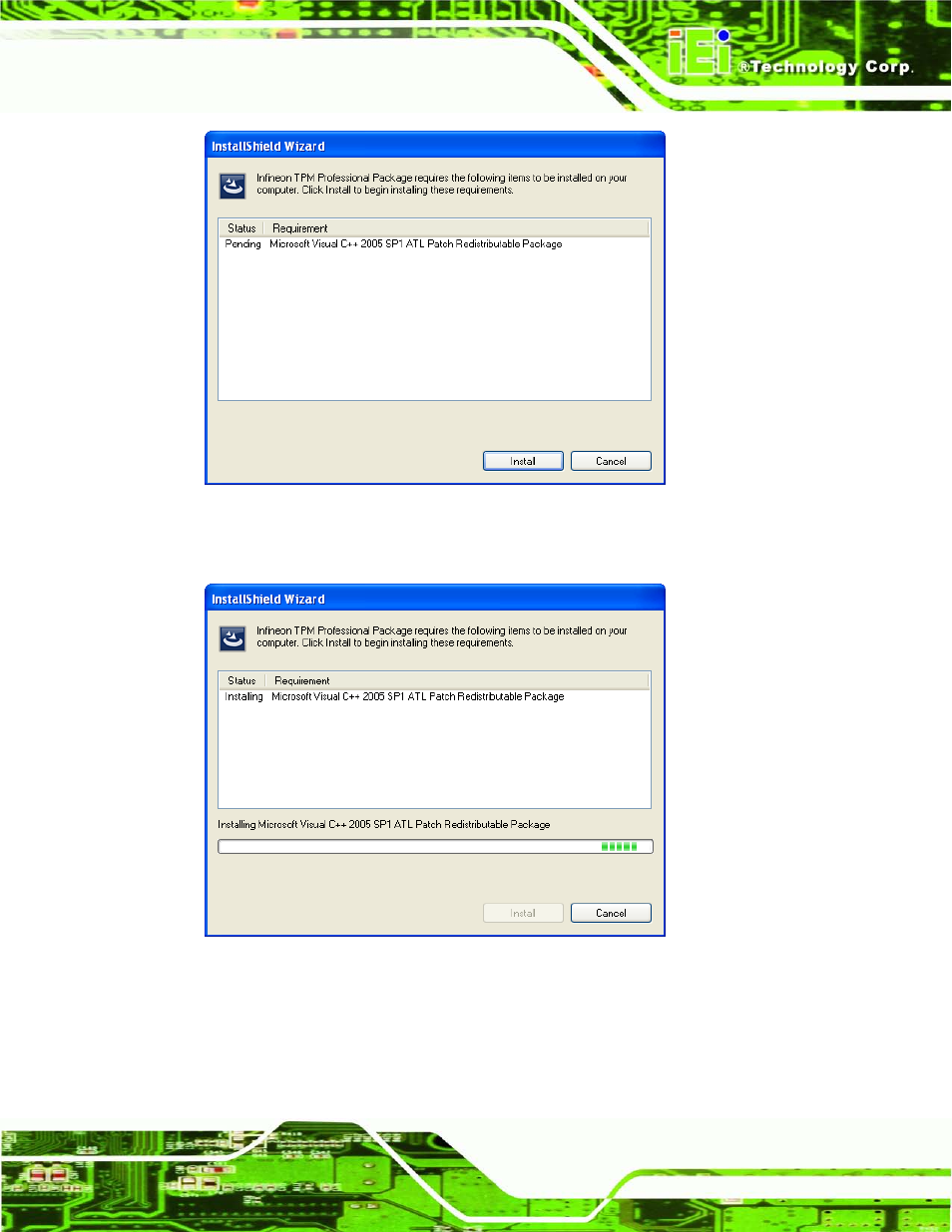 Figure 6-34: tpm professional package screen | IEI Integration ECN-680A-H61 User Manual | Page 129 / 190
