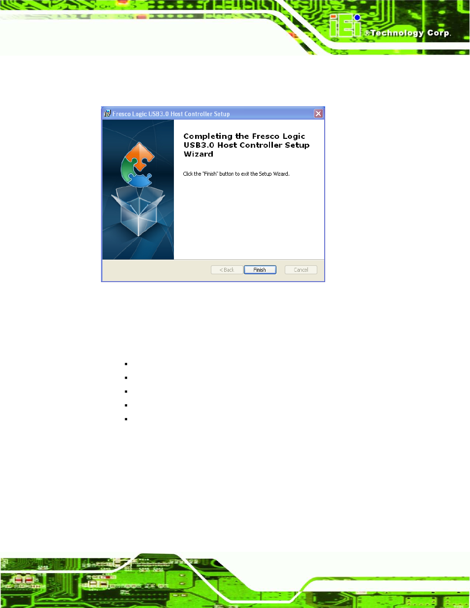 8 intel® management engine components installation, Ntel, Anagement | Ngine, Omponents, Nstallation, Figure 6-27: usb 3.0 driver installation complete | IEI Integration ECN-780-Q67 User Manual | Page 124 / 184