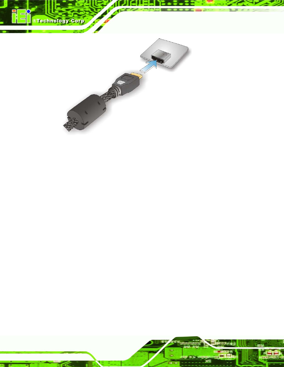 4 lan connection, Figure 3-13: hdmi connection | IEI Integration ECN-780-Q67 User Manual | Page 37 / 184