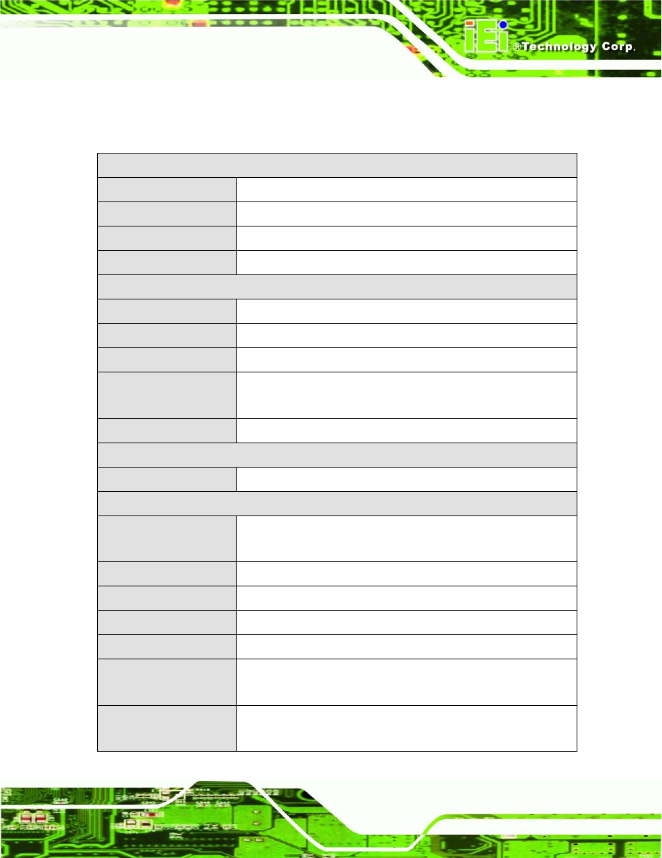 4 technical specifications, Echnical, Pecifications | IEI Integration ECN-360A-HM65 User Manual | Page 16 / 154