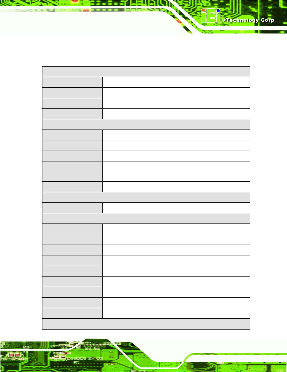 4 technical specifications, Echnical, Pecifications | IEI Integration ECN-360A-D2550 User Manual | Page 14 / 141
