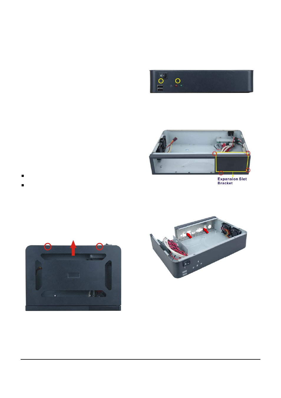 Step 1: unpack, Step 2: remove the top cover, Step 3: motherboard installation | IEI Integration EBC-3200 User Manual | Page 3 / 6