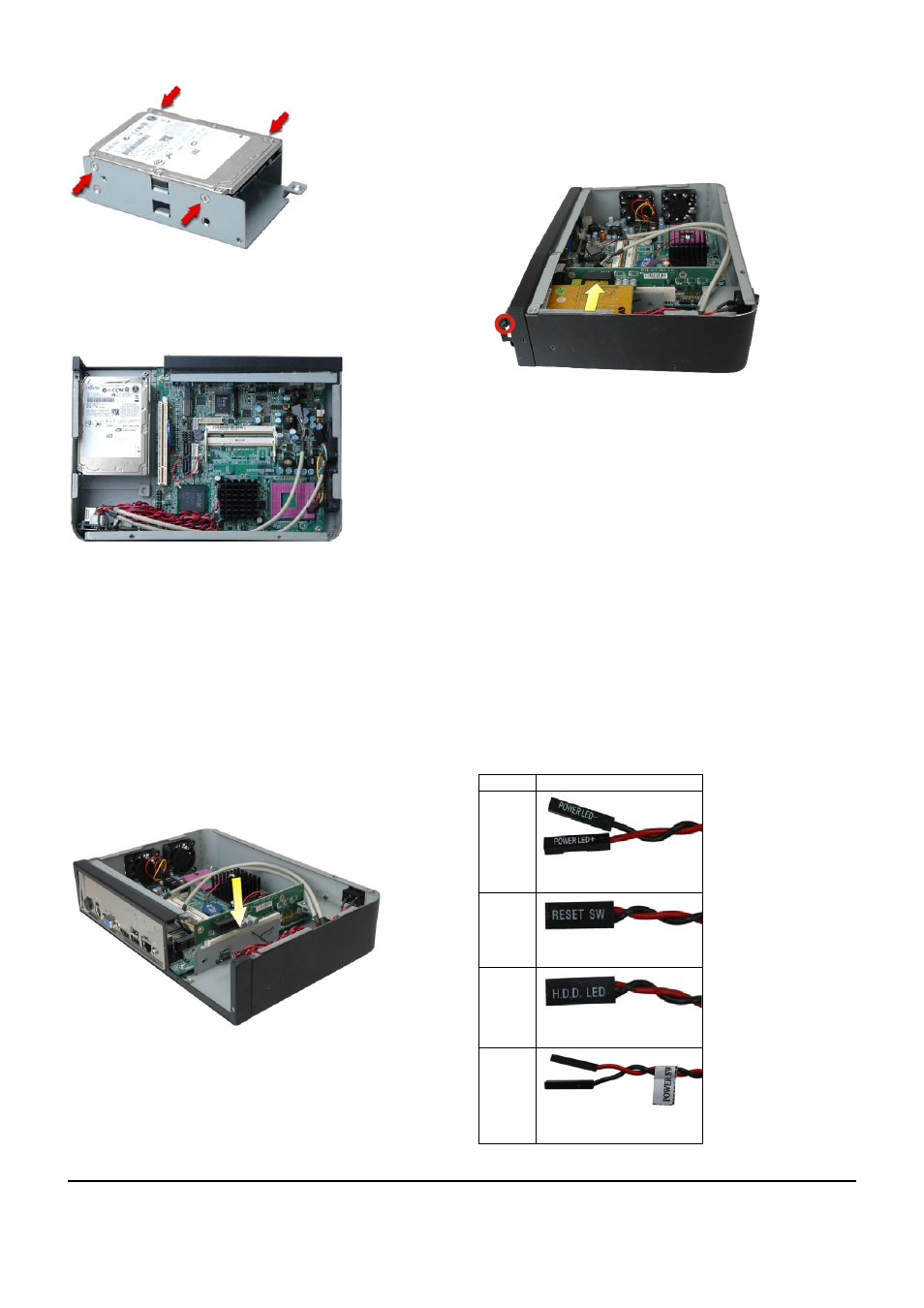 Step 6: riser card installation (optional), Step 7: cabling | IEI Integration EBC-3200 User Manual | Page 5 / 6