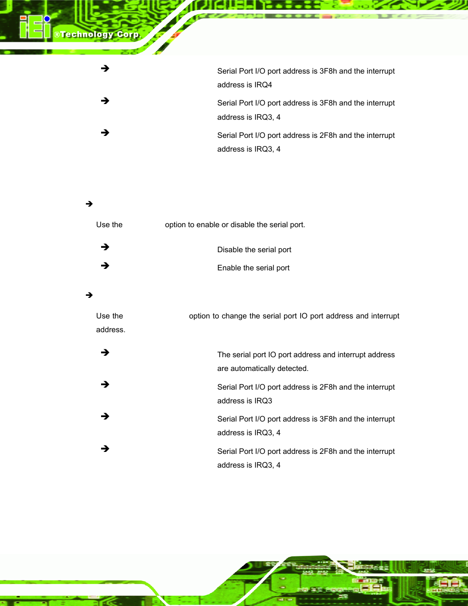 2 serial port 2 configuration | IEI Integration UPC-V312-D525 v1.02 User Manual | Page 76 / 176