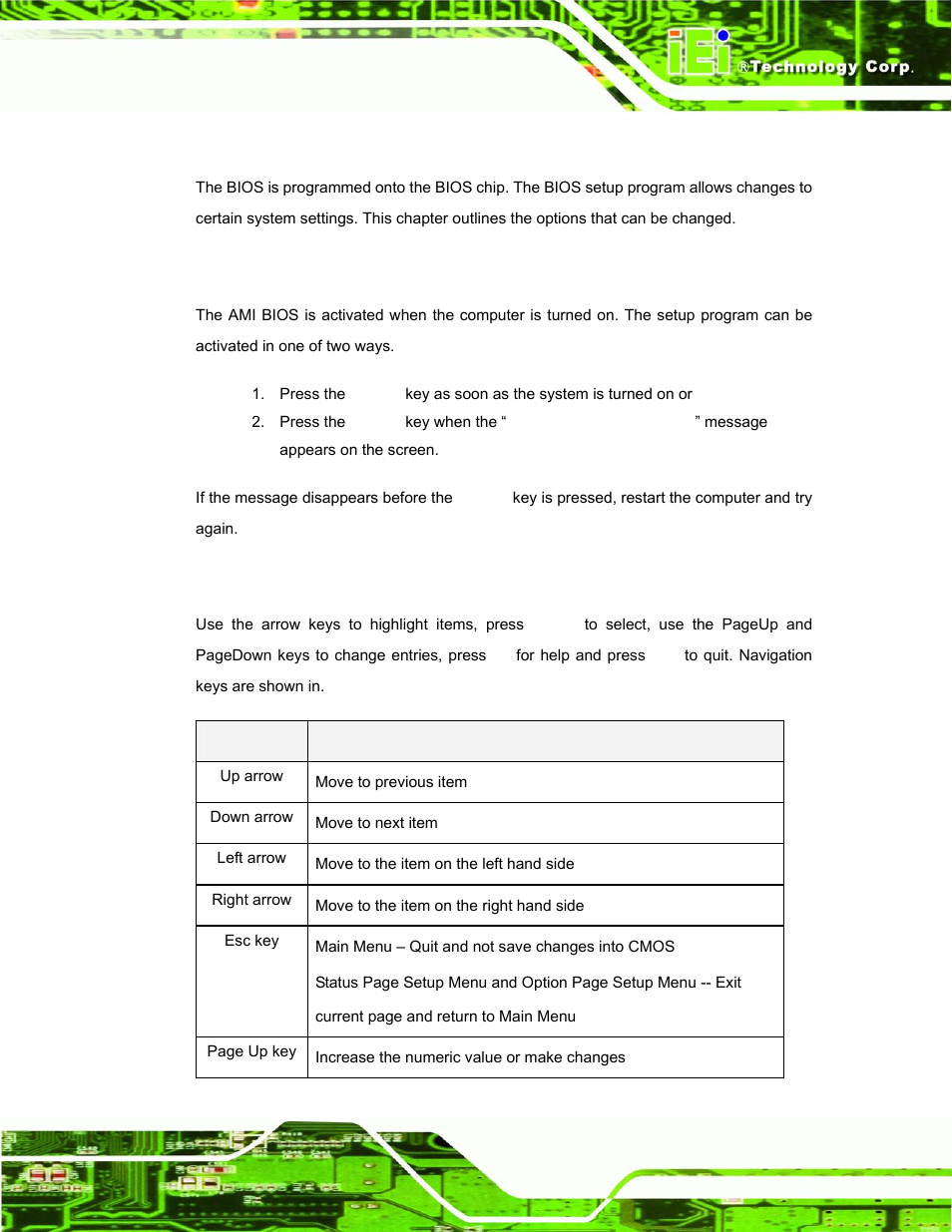 1 introduction, 1 starting setup, 2 using setup | IEI Integration UPC-12AH_GM45 v1.00 User Manual | Page 81 / 147